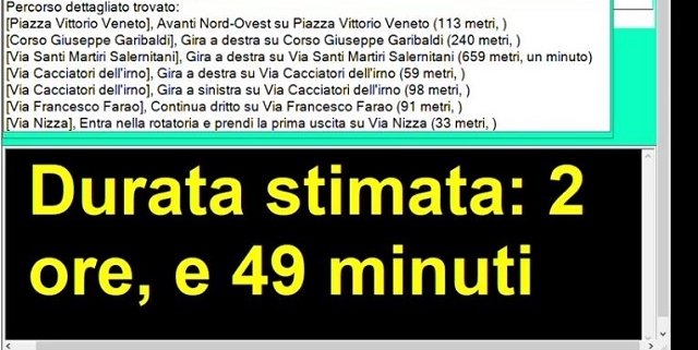 percorsi stradali